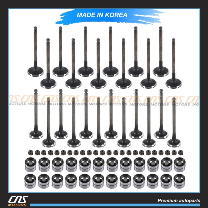 Fits hyundai kia 2.5l 2.7l intake exhaust valve kit w/ lifters & valve stem seal