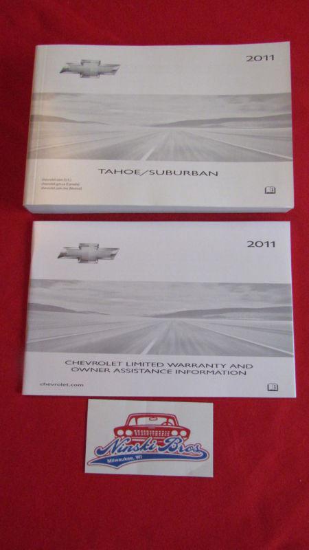 New 2011 chevrolet chevy tahoe / suburban owners manual 11