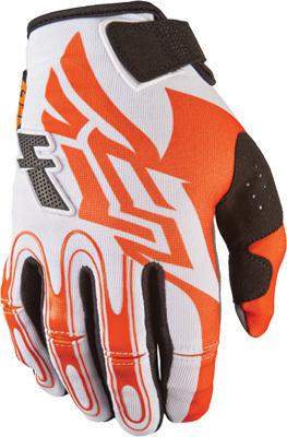 Fly kinetic gloves orange/white sz 6 366-21806