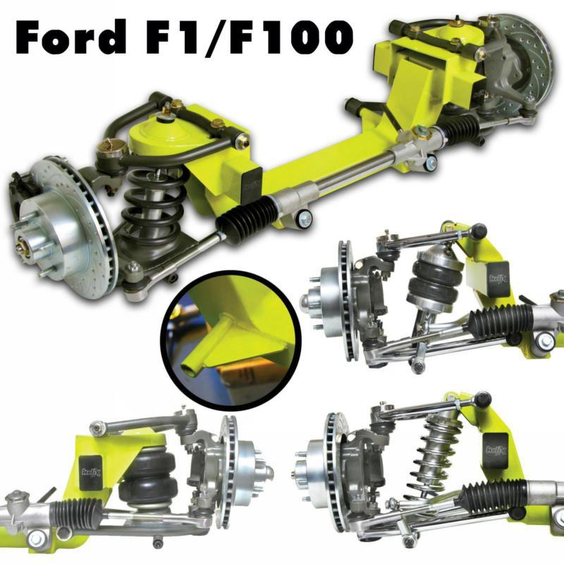 1948-56 ford f-1 f-100 front suspension disc brakes ifs front end kit f1 f100 v8