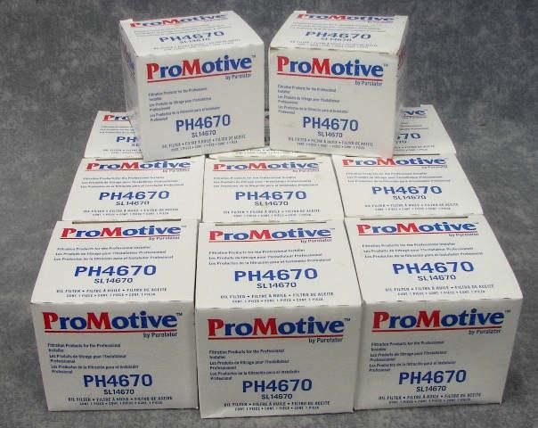 Lot of 11 purolator promotive oil filter ph4670 ~ equiv. ph16 pz-34 vo45 ph253