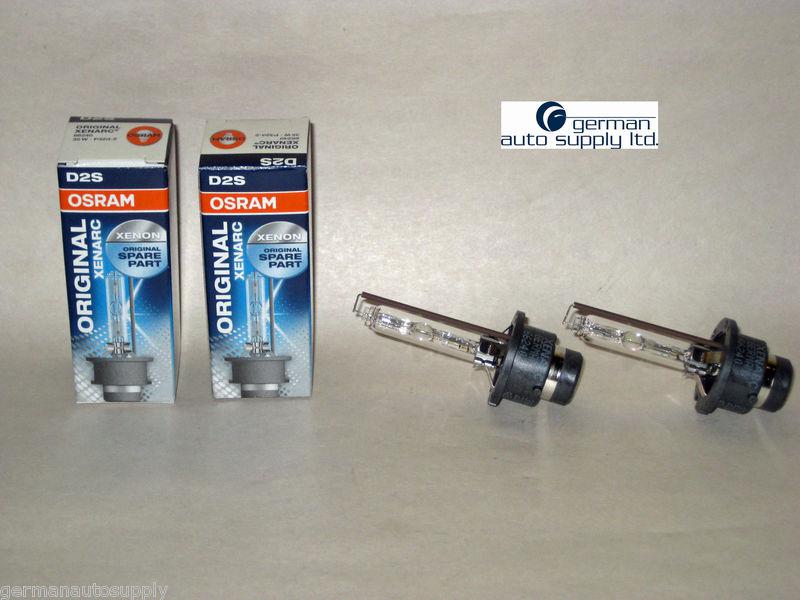 2 pcs. set of osram sylvania xenarc xenon headlight bulb - 66240 / d2s - new oem