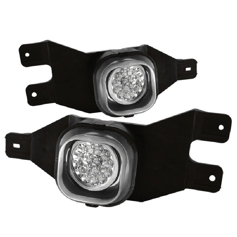 Tln autoparts ford f250/f350 1999 2000 01 02 03 04 led fog lights - clear