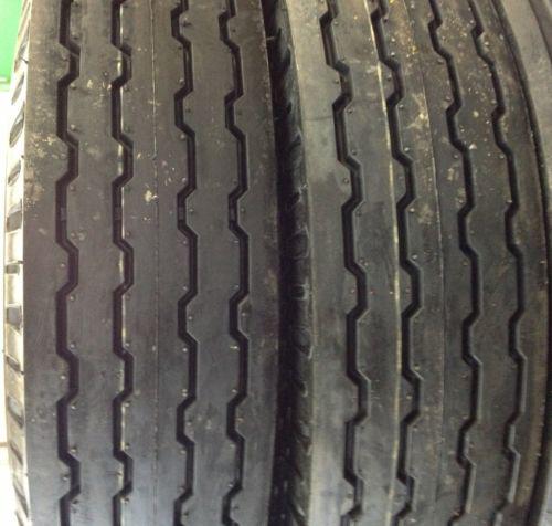 Four 8x14.5, 8-14.5 low boy, rv, camper, utility 14 ply tubeless trailer tires