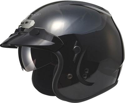 Gmax gm32 o/f helmet w/sun shield black x g1320027