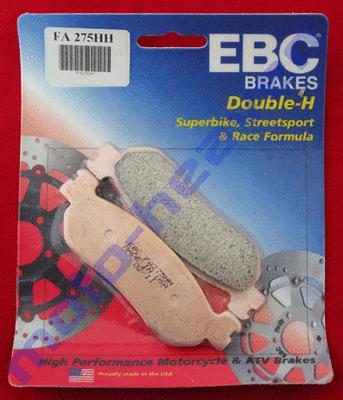 Yamaha yzf ebc fa275hh rear brake pads 600 1000 r1 yzf600 yzf1000 yzf1000r1