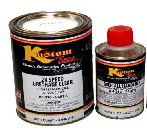 1 qt kit 2k urethane overall clear-clearcoat auto paint