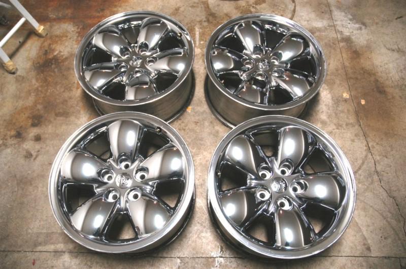 Dodge ram oem factory 20" chrome clad wheels hemi 1500 durango dakota aspen