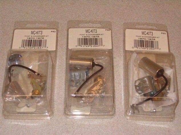 Lot of 3 tune-up kits for 1971 to 1978 harleys-new!!