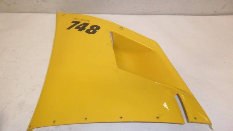 Ducati 01 2001 748 oem left side mid lower fairing cowl cowling