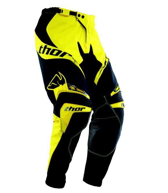 Thor 2013 core solids yellow mx motorcross atv pants 32 new