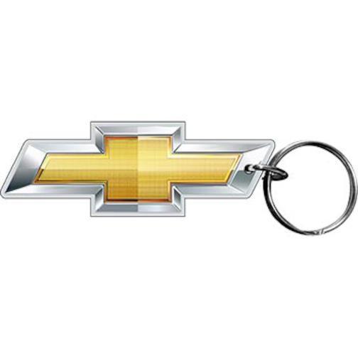 Chevy bowtie emblem full color acrylic key chain-made in usa 