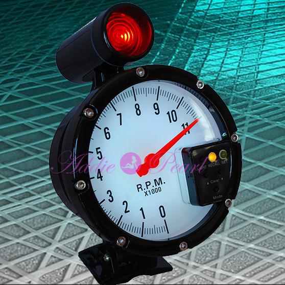 5" tachometer 11000 rpm shift light 7 color recall  stepper motor