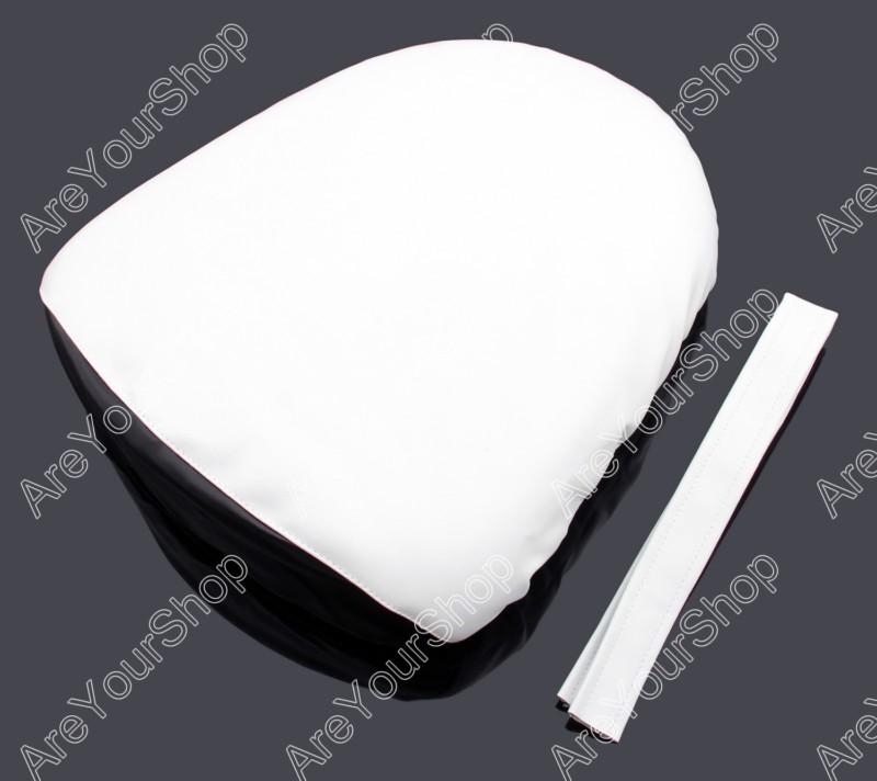 Rear pu leather seat cowl cover pillon suzuki gsxr 600/750 06-07 k6 white