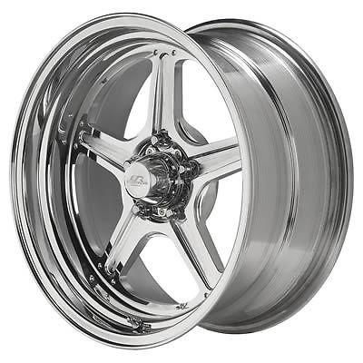 Billet specialties street lite polished wheel 17"x7" 5x4.5" bc set of 2