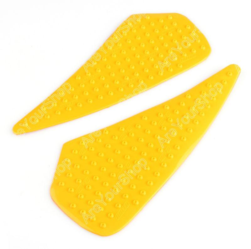 Tank traction pad side gas knee grip protector 3m yamaha yzf r1 2004-2006 yellow