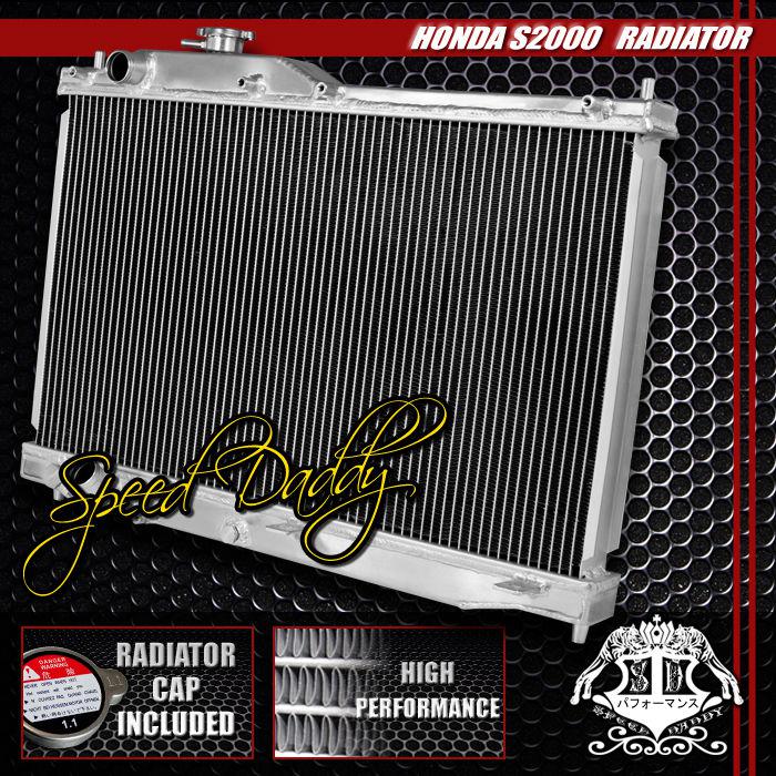 2row/core full aluminum racing radiator 00-09 honda s2000 ap1 ap2 f20/f22 s2k mt