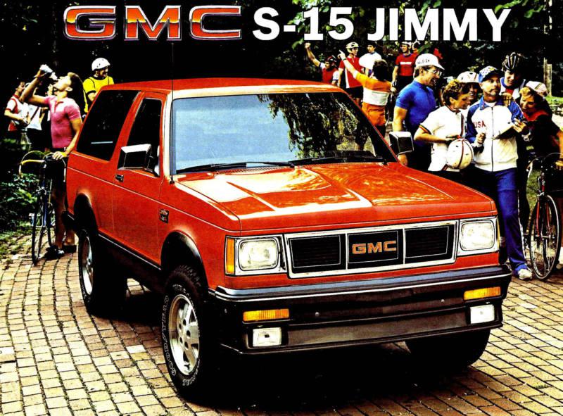 1985 gmc s-15 jimmy brochure -sierra gypsy 4x4-gmc s-15 jimmy