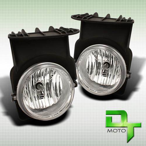 03-06 sierra 1500 2500 3500 pickup truck bumper chrome fog lights lamps pair