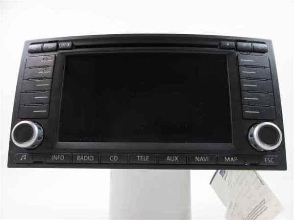 04 05 vw touareg single disc cd player navigation radio