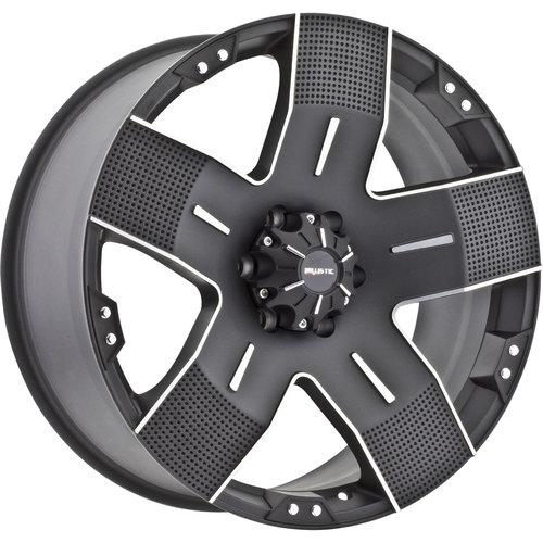 20x9 black ballistic hyjak 8x180 +12 rims open country mt 38