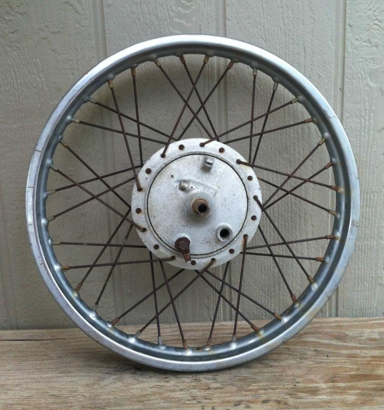 Vintage takasago 1.85 x 19" rim wheel kawasaki yamaha husqvarna  (a509)