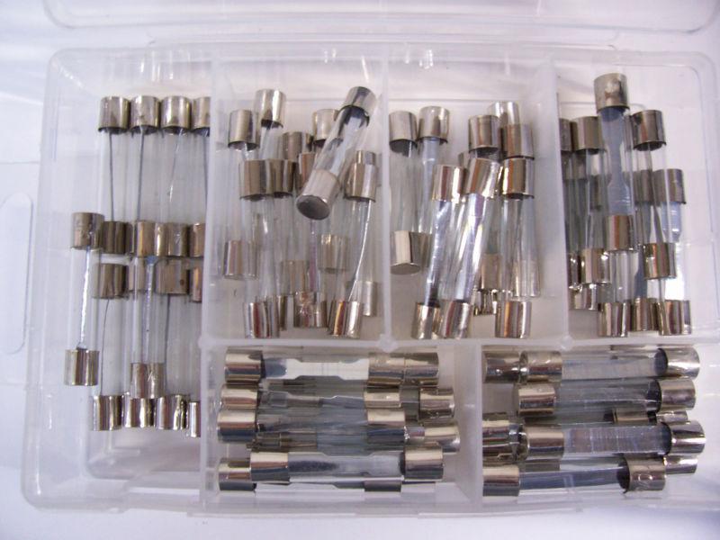 60pc 12 volt glass fuse assortment ,auto,car,truck,classic.