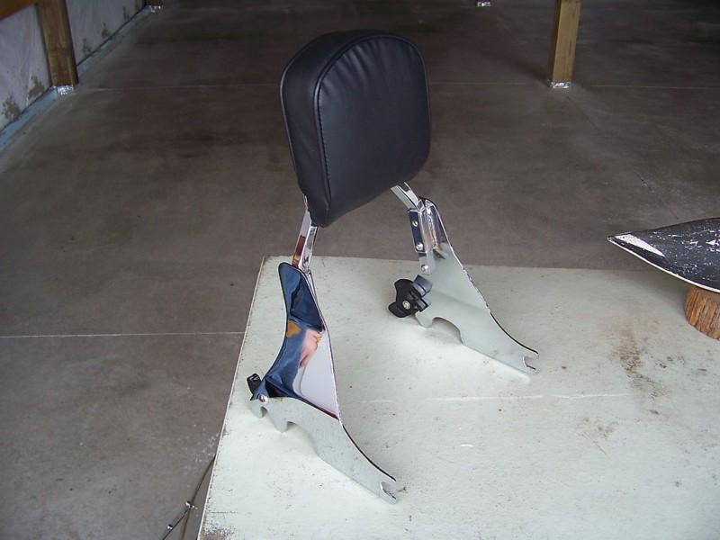 Harley davidson 2004 and up sportster detachable backrest