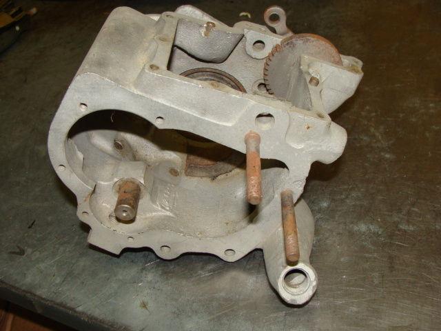 Harley 1941 wl wla ul 45 flathead transmission case tranny nice shape