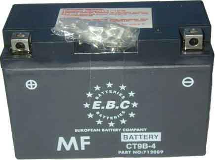 Yamaha r6 battery yt9b-4 yt9b4 gt9b-4 18 mon warranty