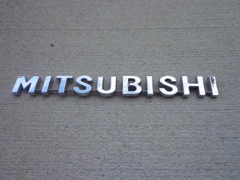 Oem factory genuine stock mitsubishi emblem badge decal nameplate lancer galant