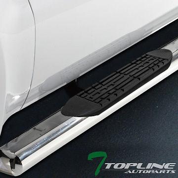 4" ss stainless side step nerf bars running board 05-11 dakota quad/crew cab cs2