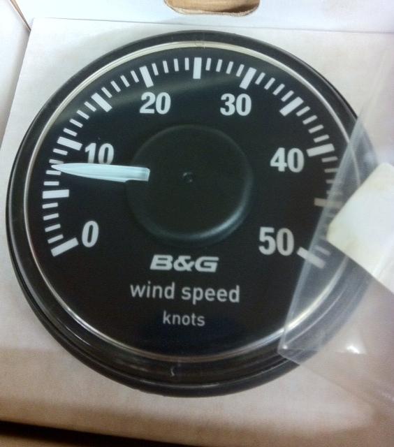 B&g analog h1000 wind aws instrument guage racing sailboat nib h-1000 h1000aws