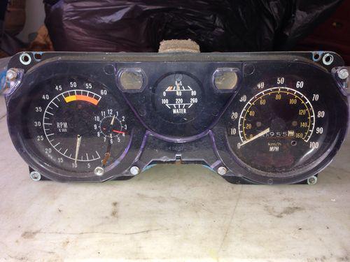 Trans am firebird speedo 6k tach and 100 mph speedo with gold letters