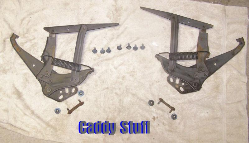 Oem cadillac deville fleetwood hood hinges 77 78 79 