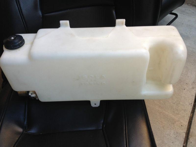 Fiat x1/9 washer fluid bottle & motor tank bracket bertone windshield rare pump