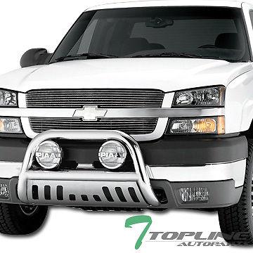 Ss bull bar(brush push bumper grille guard)v2 1999-2006 silverado/sierra 2500 ch