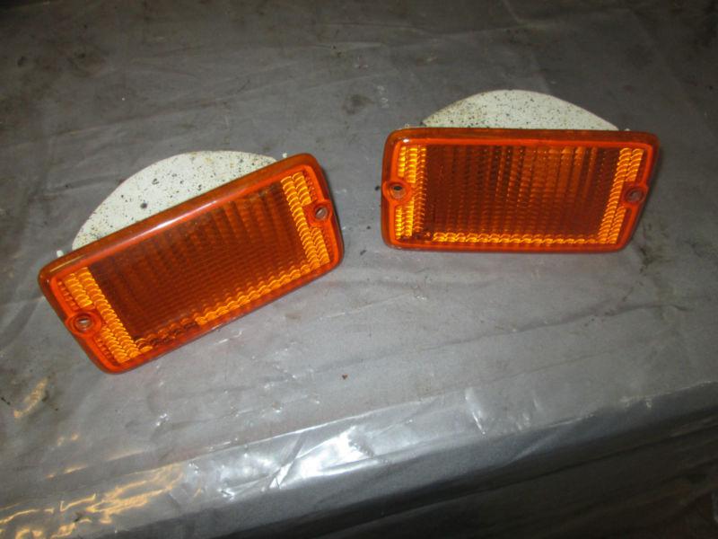 Jeep wrangler tj 1997-2006 factory fender grill marker amber lights 1776