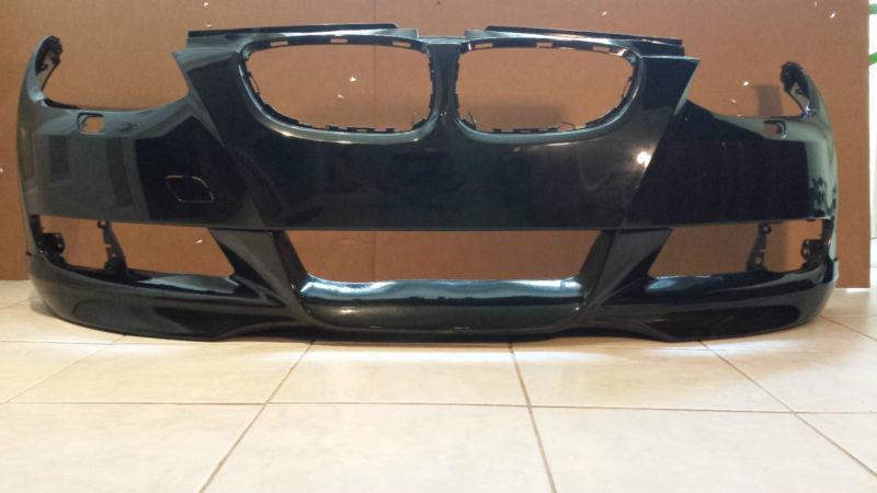 E92 oem front bumper cover black sapphire metallic