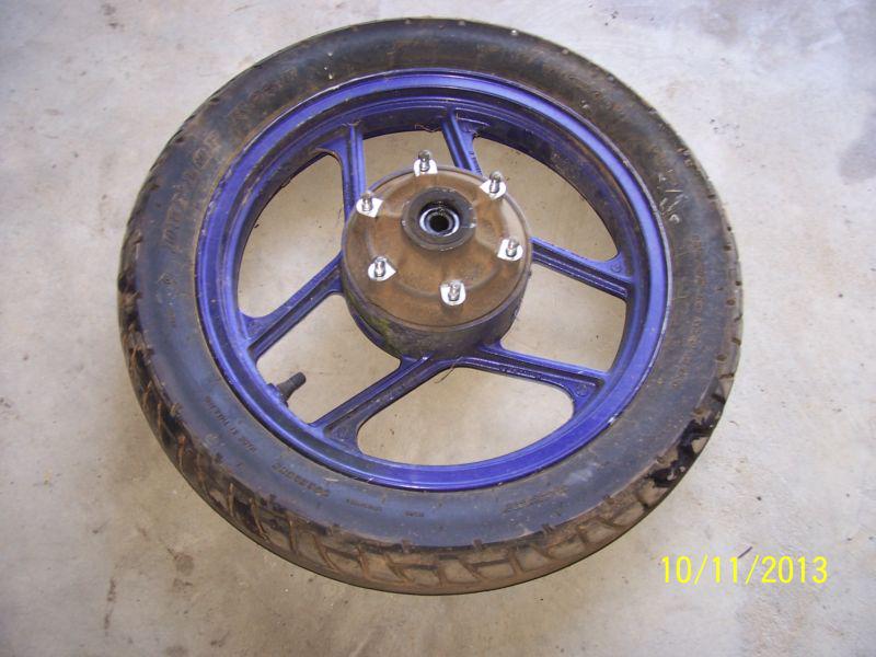 Oem factory 94-06 kawasaki ex250f ex250 250 ninja rear wheel rim