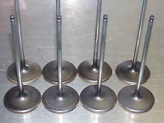 6mm del west titanium intake valves 6.020"-2.180" alloy  nascar