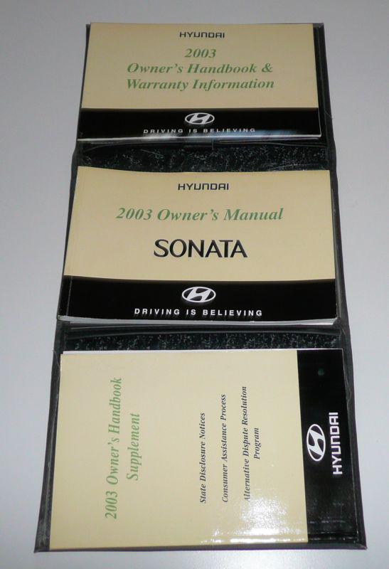 2005 05 hyundai sonata factory owners manual … free ship