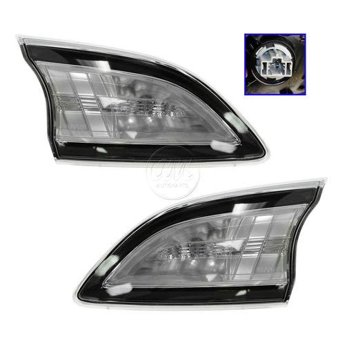 Inner taillight lamp reverse backup light pair set for 10-11 mazda 3 hatchback