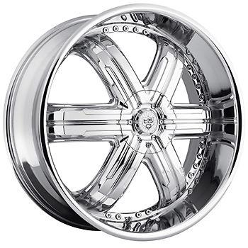 24x9.5 chrome tis 533 wheels 6x135 6x5.5 +25 gmc sierra-denali 1500 sierra 1500