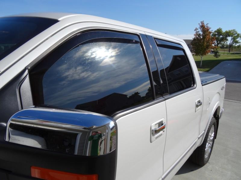 Weathertech window vent rain smoke visors deflectors 09-13 ford f-150 crew 