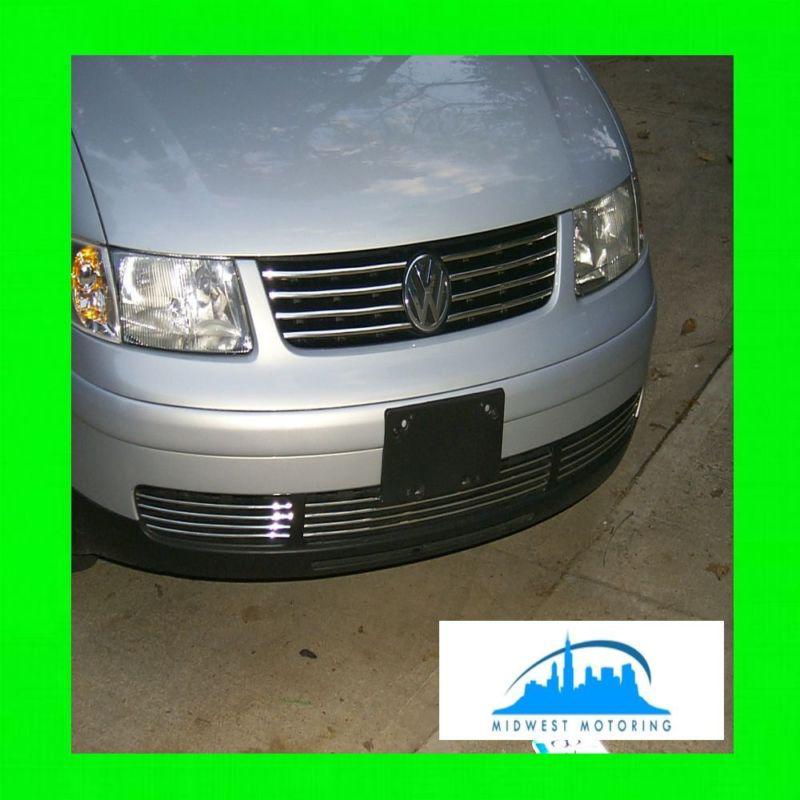 1998-2001 vw volkswagen passat b5 chrome trim for upper/lower grill grille wrnty