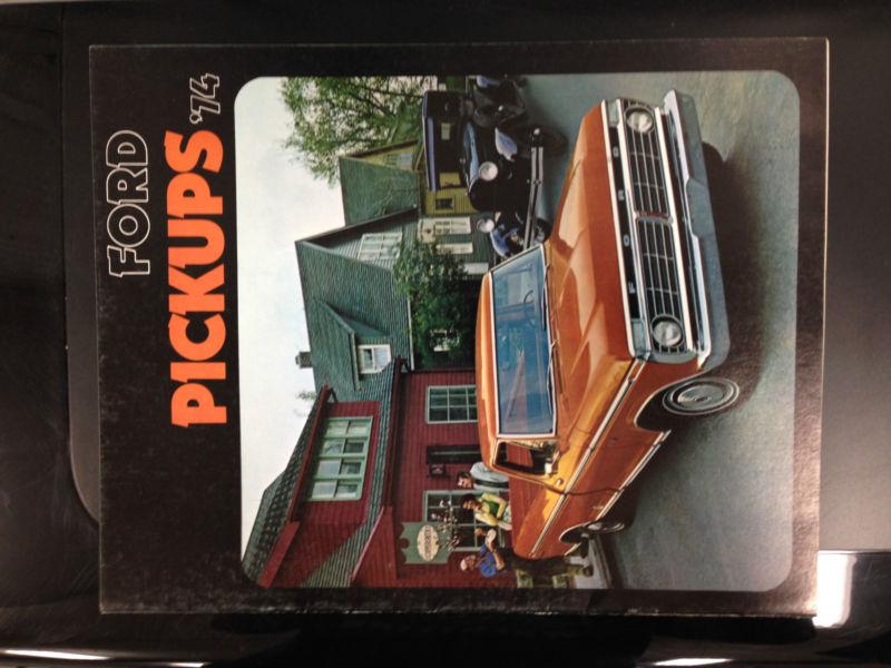 1974 ford pickups brochure