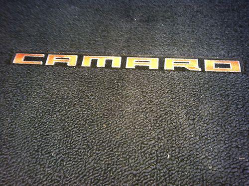 Camero car mats