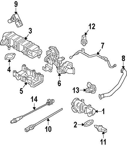 Ram trucks oem 5149263aa oxygen sensor