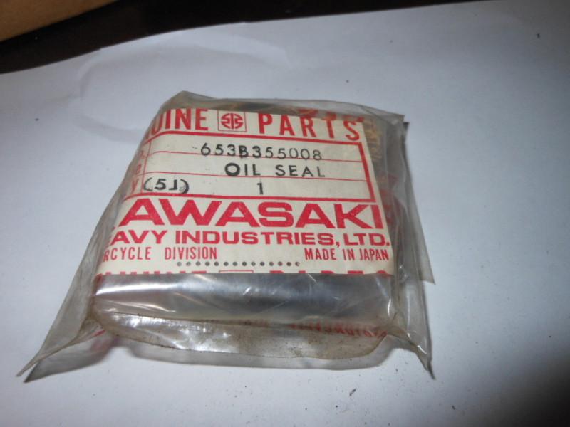 Nos kawasaki oil seal f12mx 1974-1976 kx450 kx400 653b355008